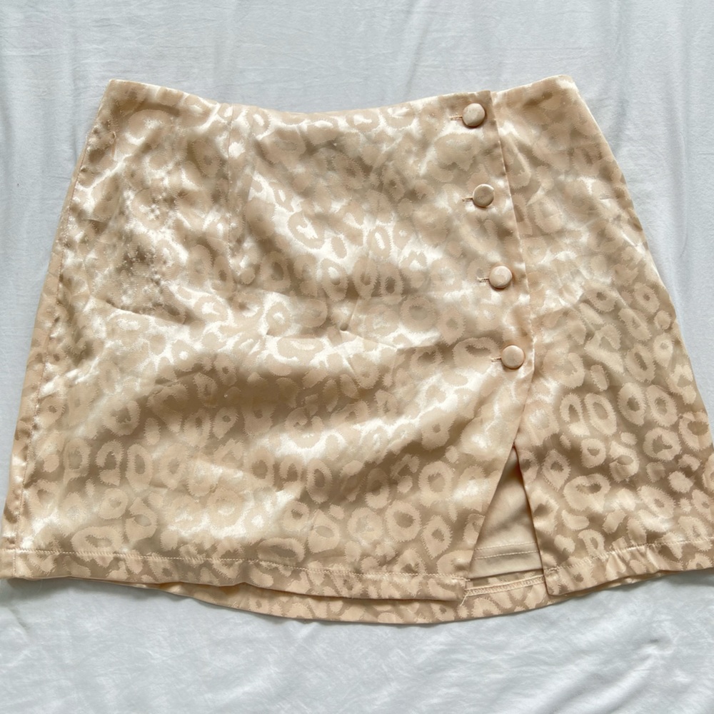 Satin Mini Skirt